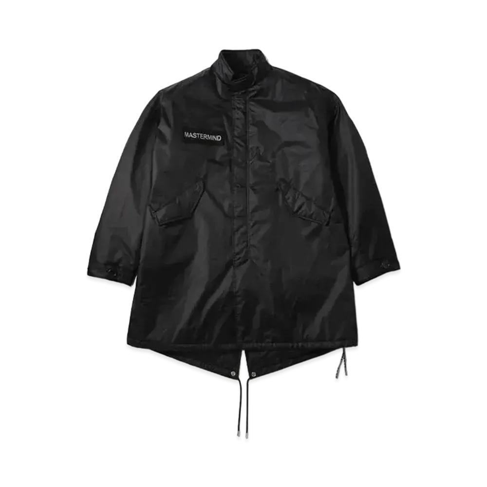 mastermind JAPAN Nylon Fishtail Coat "Black"
