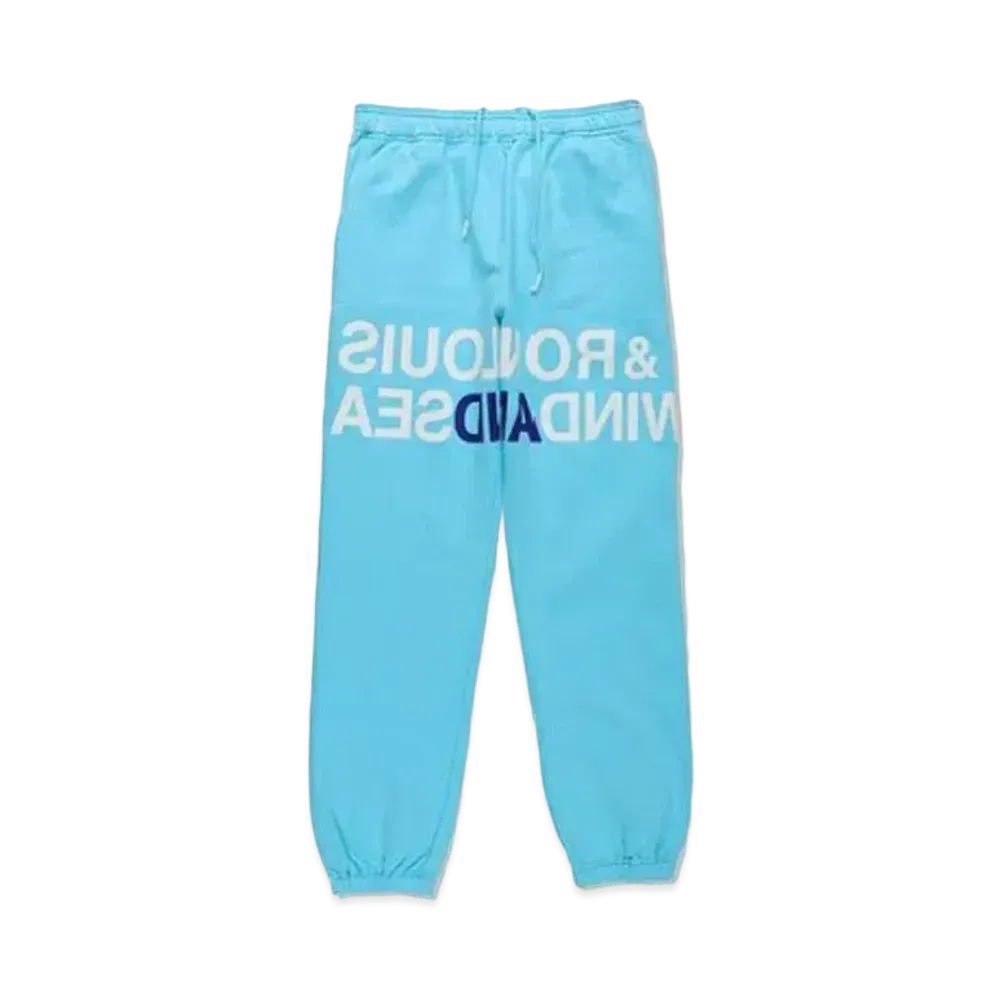 WIND AND SEA x Ron Louis Sweat Pants "Blue"