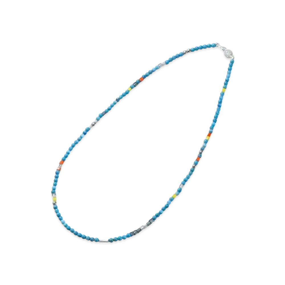 GARNI Mix Beads Necklace "BLUE"
