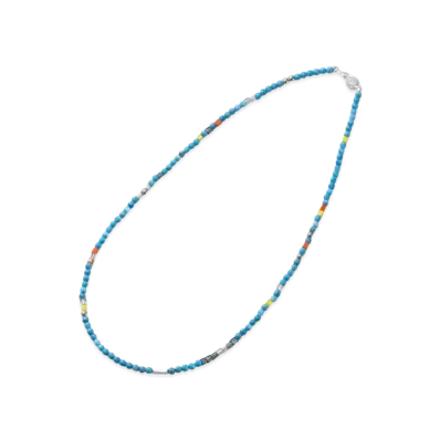 GARNI Mix Beads Necklace "BLUE"