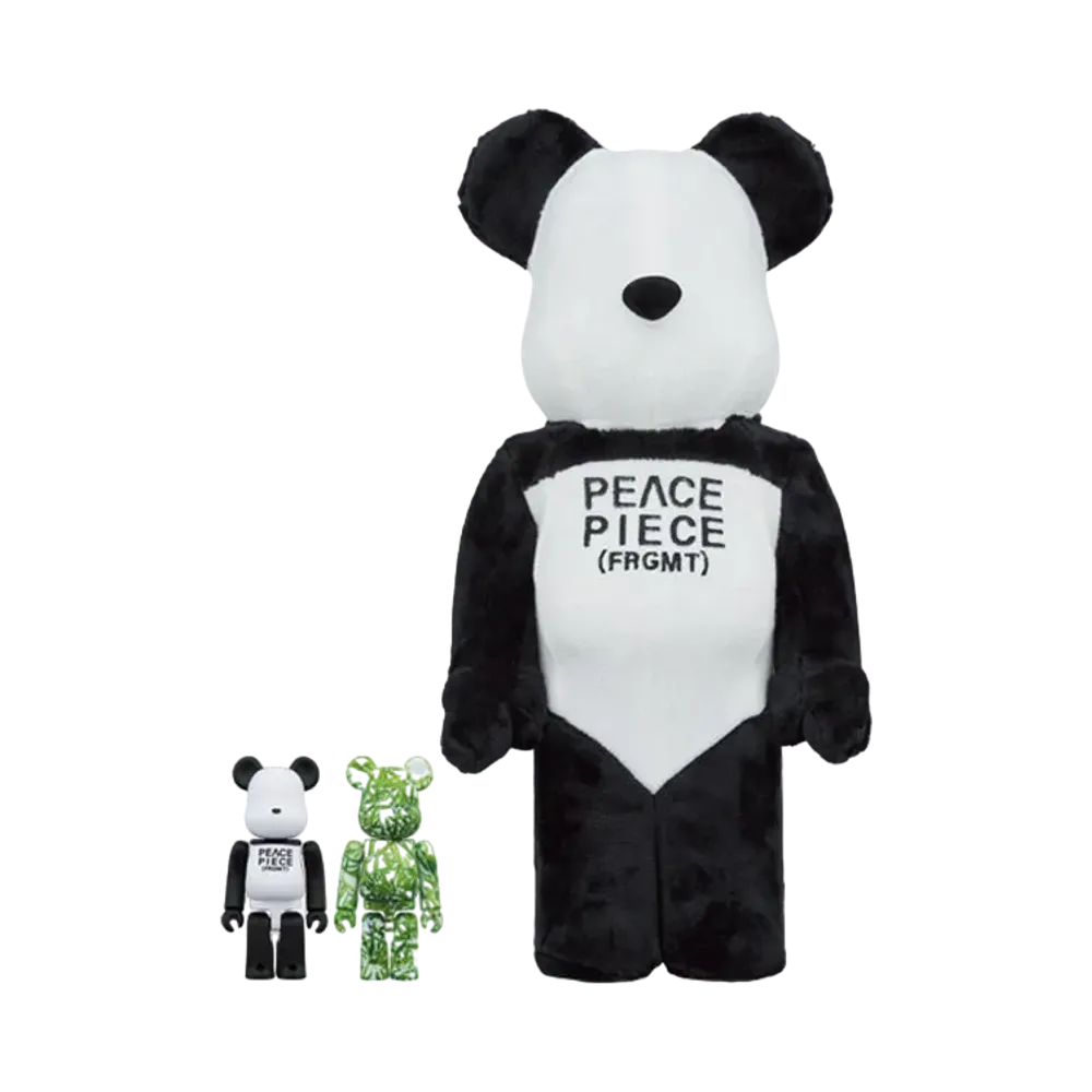 Bearbrick x Fragmentdesign PANDA 100%&400% 3PCS