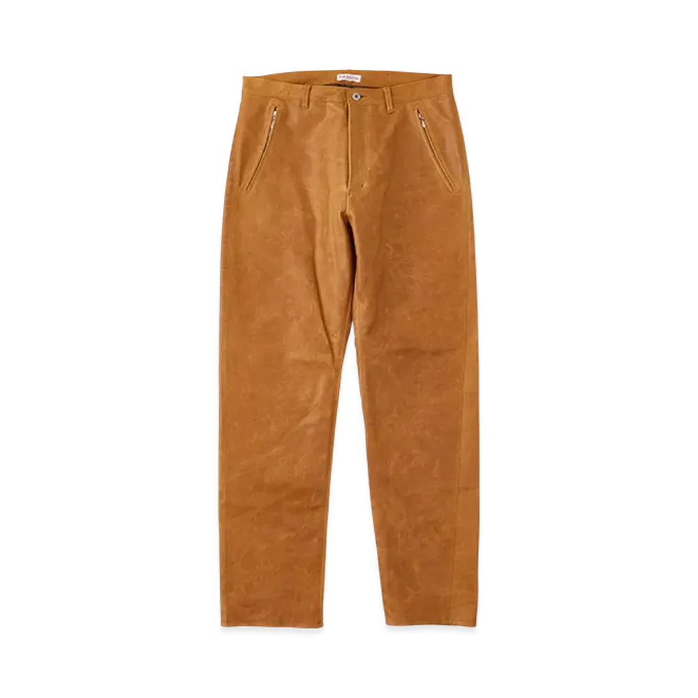 NICENESS Belew Oiled Leather Storm Pants "Gold"
