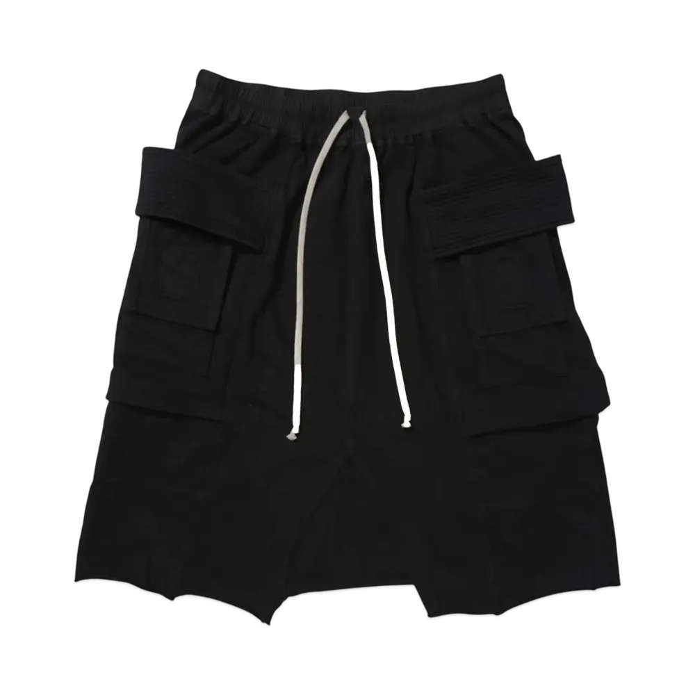 RICK OWENS DRKSHDW CREATCH CARGO PODS "BLACK"