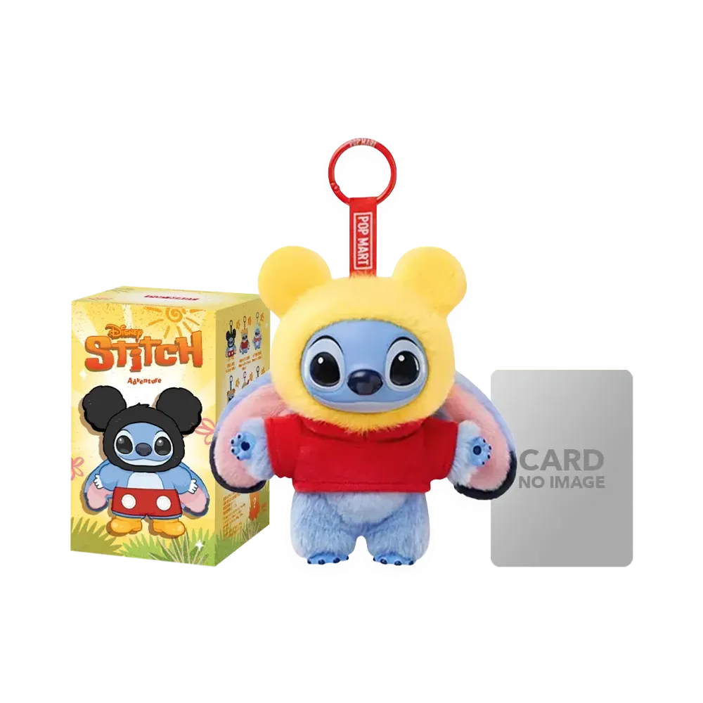 POP MART Stitch Adventure Series Plush Pendant Winnie the Pooh Stitch