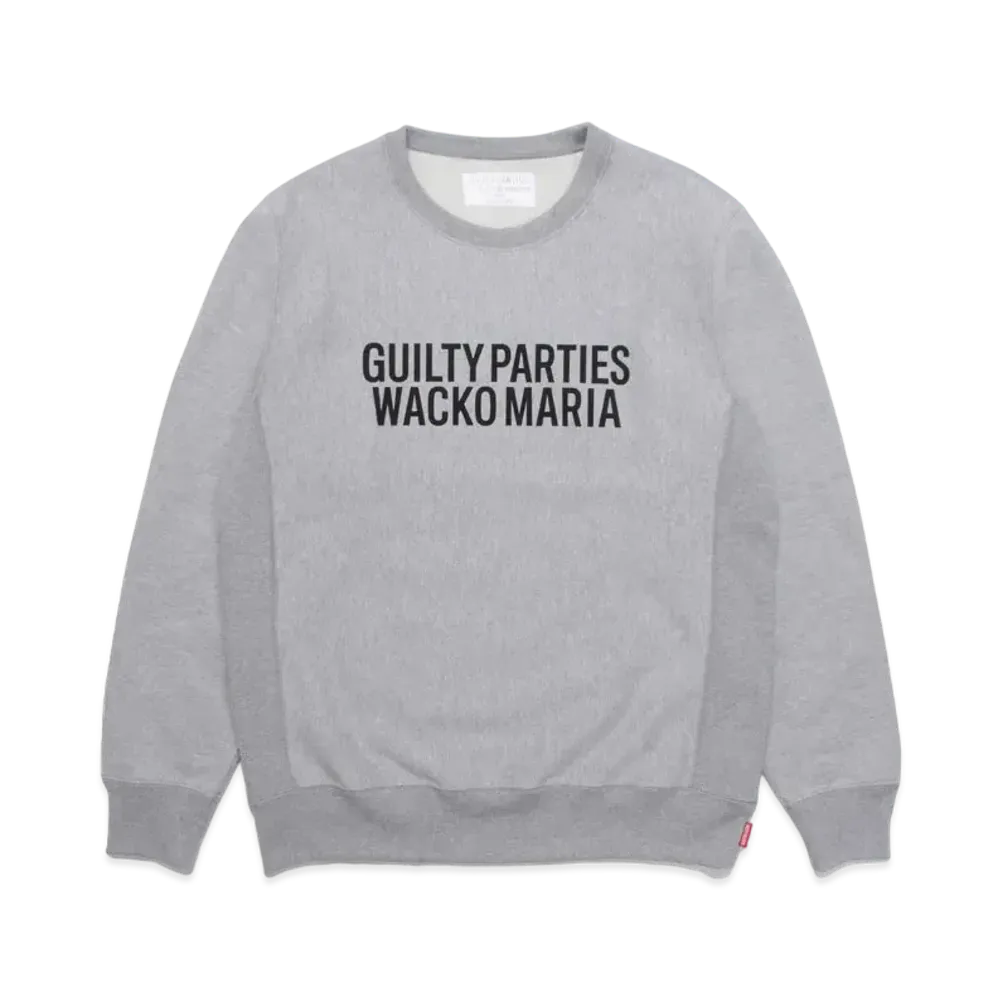 WACKO MARIA HEAVY WEIGHT SWEAT SHIRT "Gray"