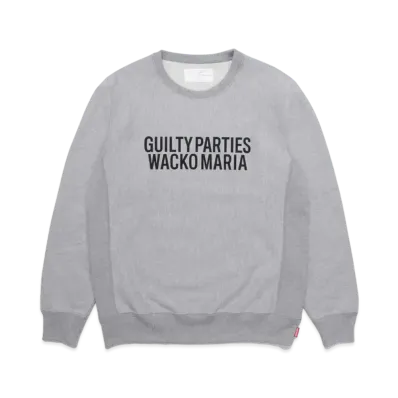 WACKO MARIA HEAVY WEIGHT SWEAT SHIRT "Gray"