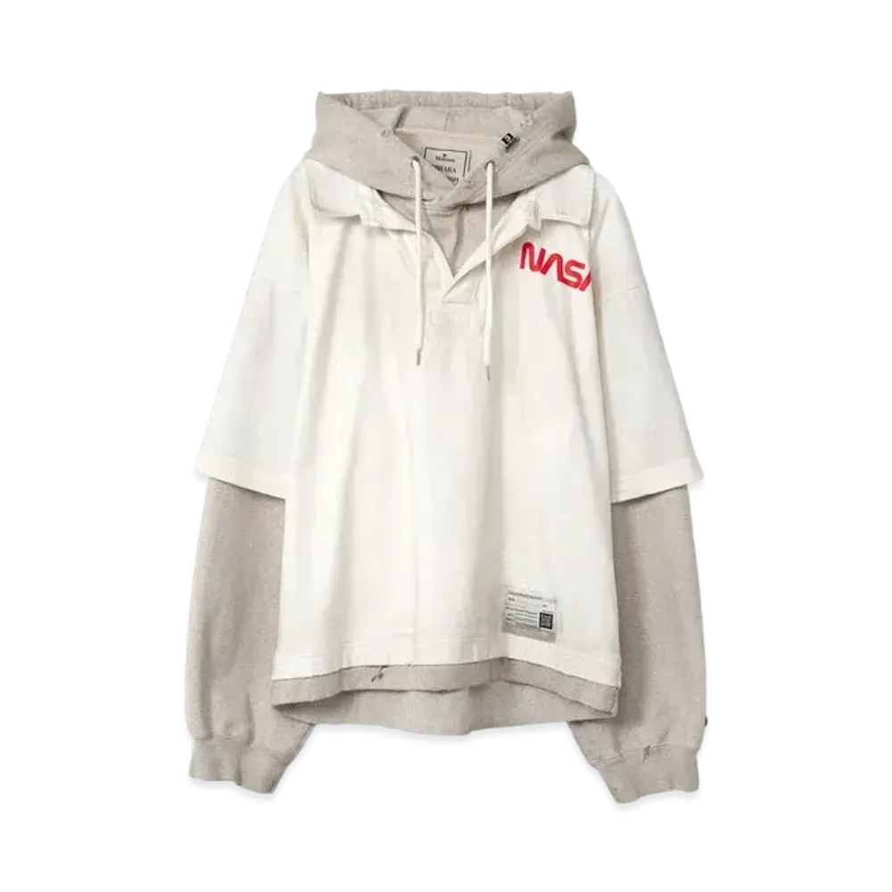 Maison MIHARA YASUHIRO Layered Hoodie "White"