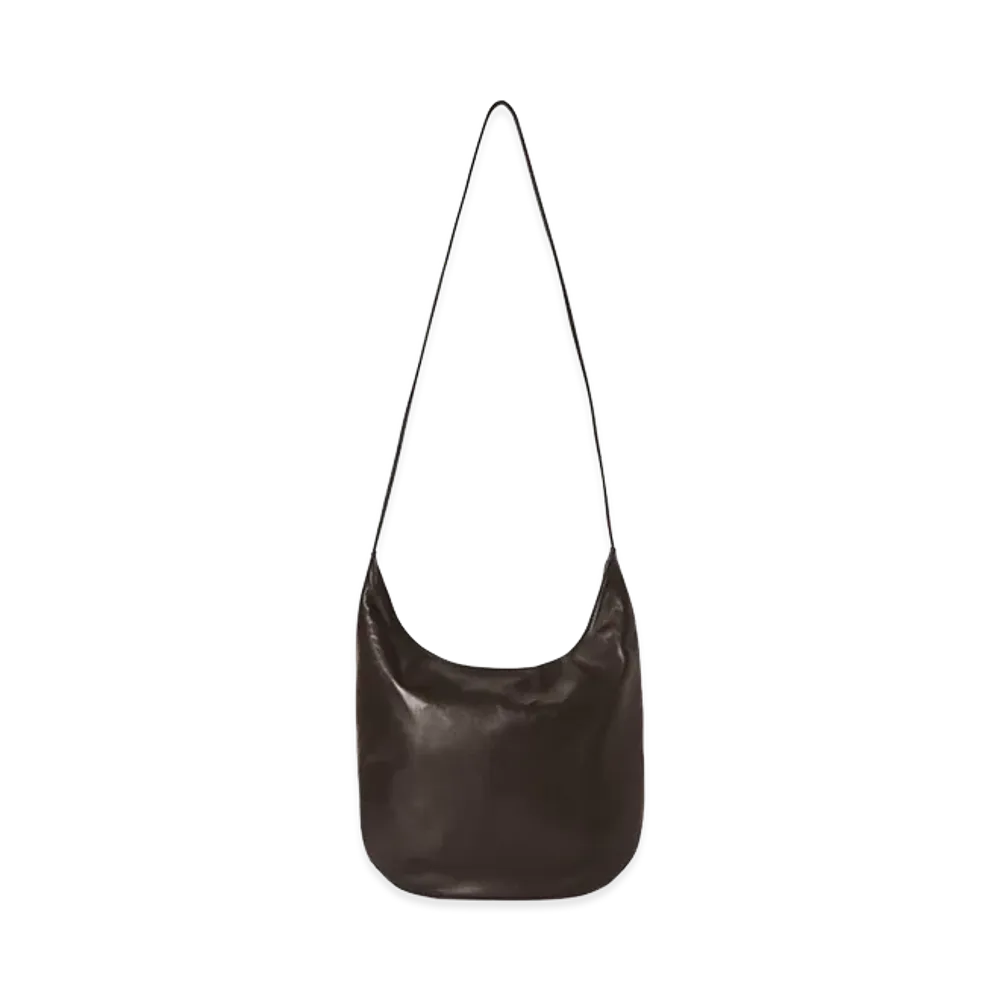 The Row Women's N/S Izzy Leather Bag "Dark Brown"