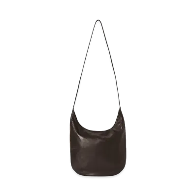 The Row Women's N/S Izzy Leather Bag "Dark Brown"