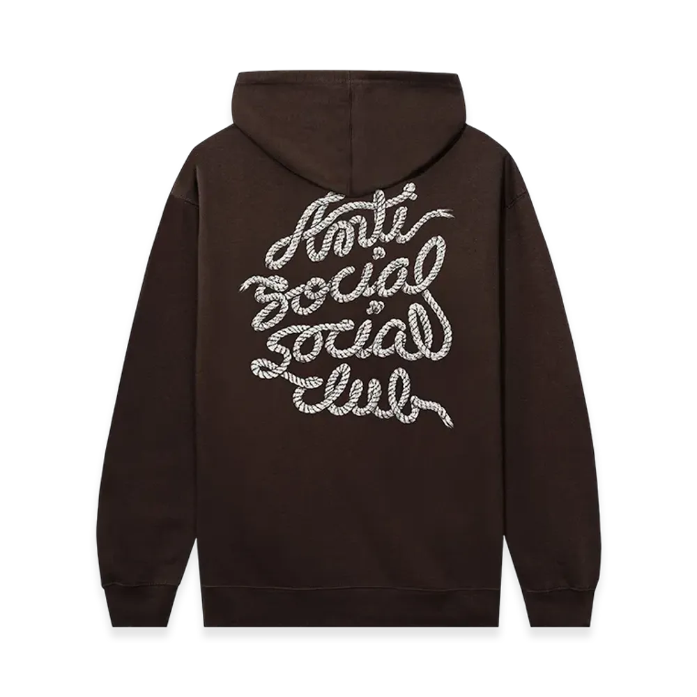 ANTI SOCIAL SOCIAL CLUB Lasso Mind Games Hoodie "Brown"