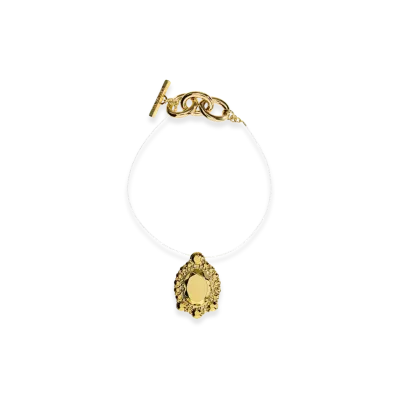 H&M x Glenn Martens Wire Pendant Necklace "Gold"