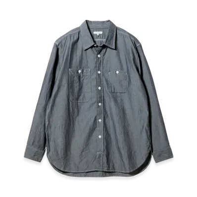 ENGINEERED GARMENTS Work Shirt - Chambray "Blue"