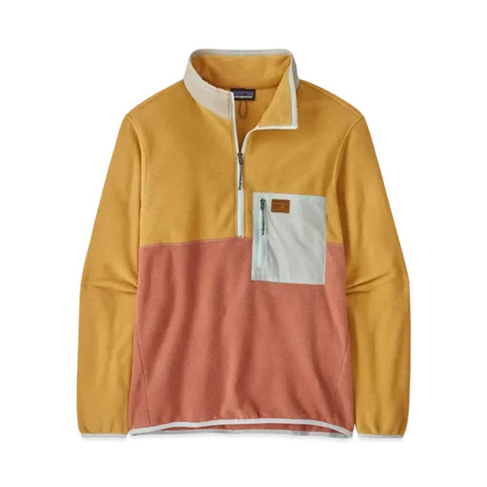 patagonia Men's Microdini 1/2 Zip Pullover "Sienna Clay"
