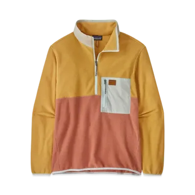 patagonia Men's Microdini 1/2 Zip Pullover "Sienna Clay"