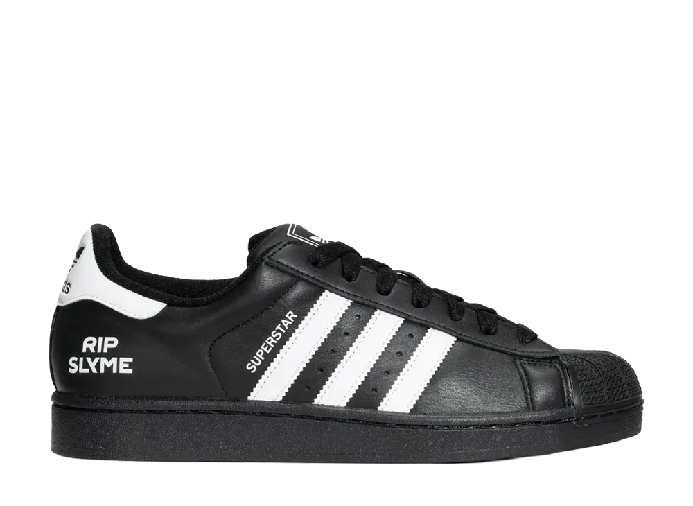 リップスライム x アディダス スーパースター2 "コアブラック/フットウェアホワイト"