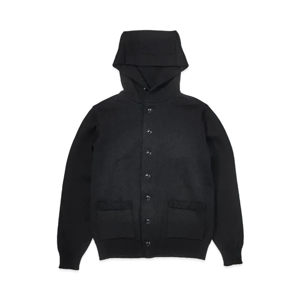 THE REAL McCOY'S 30S Hooded Knit Sweater "Black"