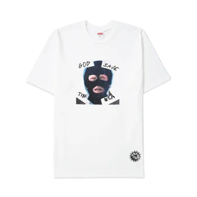 Supreme God Save Us Tee "White"