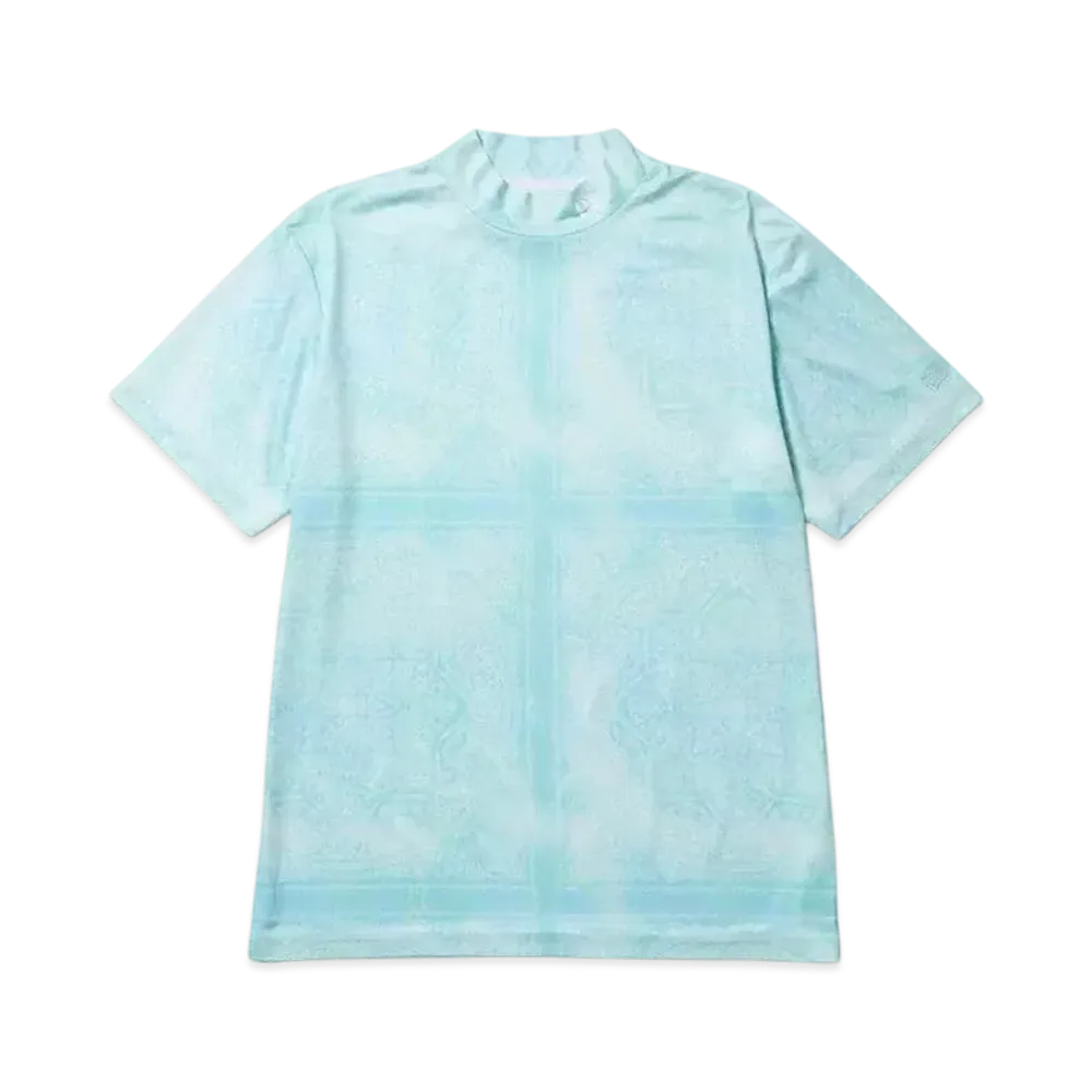 NEW ERA Golf Short Sleeve Kanoko Mid-Neck T-Shirt Bandana All Over "Beach Kiss Blue"