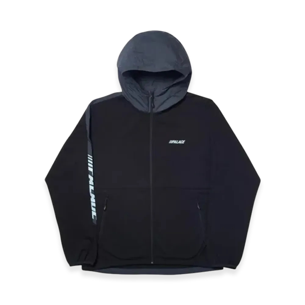 PALACE Waximum Echo Tech Fleece Hood "Black"