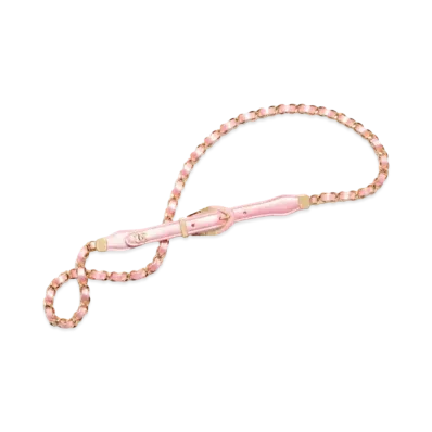 CHANEL Chain Belt Lambskin & Gold Tone Metal "Pink"