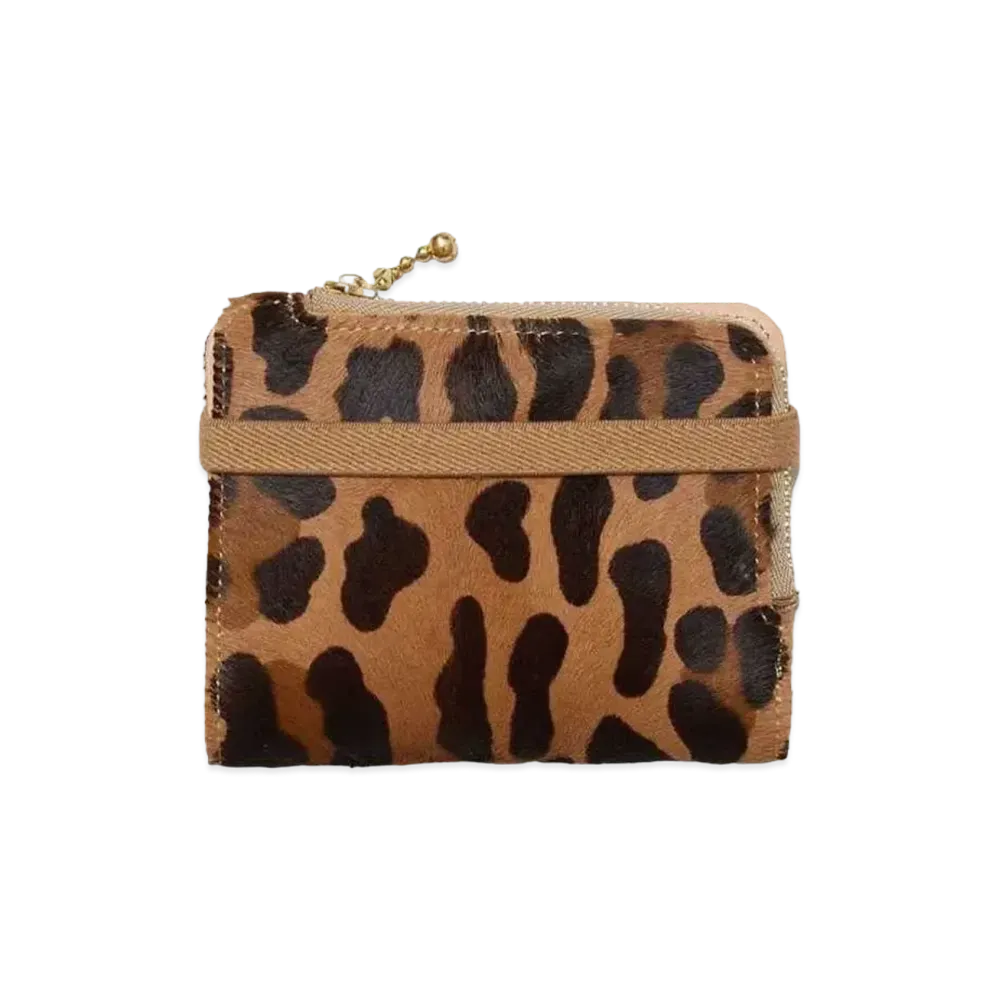 RAMIDUS®︎ x Bal HAIR CALF BAND WALLET "LEOPARD"