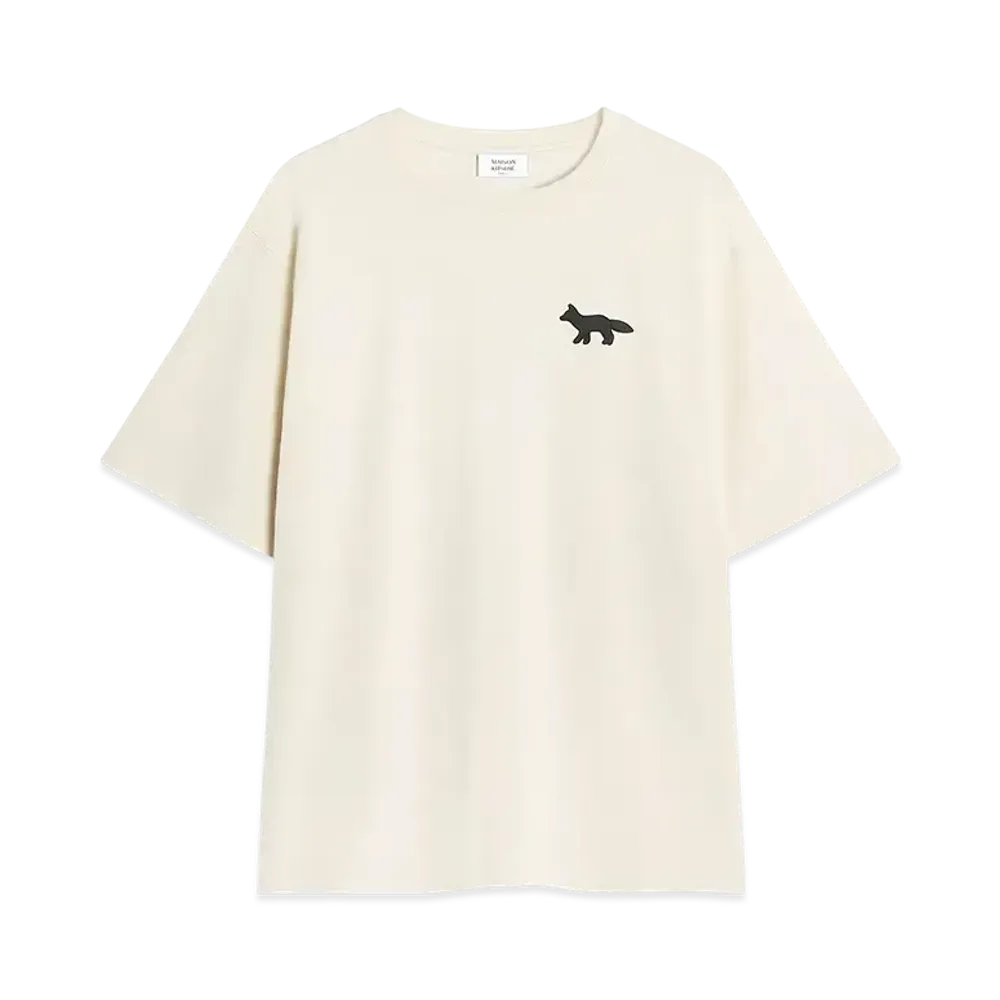 Maison Kitsune Profile Fox Snake Oversized T-shirt "Marble"