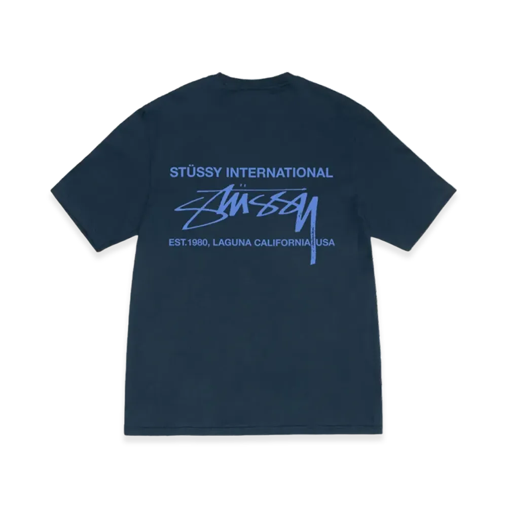 Stussy Smooth International Tee "Navy"