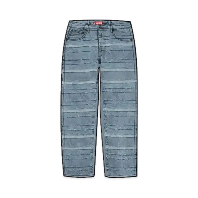 Supreme Layered Denim Layered Jean "Washed Blue"