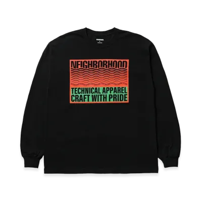 NEIGHBORHOOD NH 252 Spot . Tee LS-1 "Black"