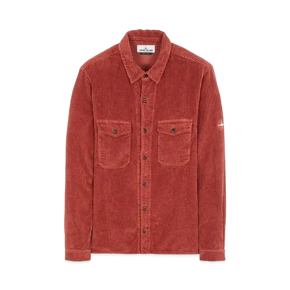 Stone Island 12111 COTTON CORDUROY_REGULAR FIT "Brick Red"