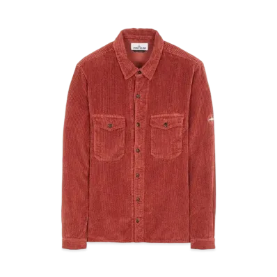 Stone Island 12111 COTTON CORDUROY_REGULAR FIT "Brick Red"