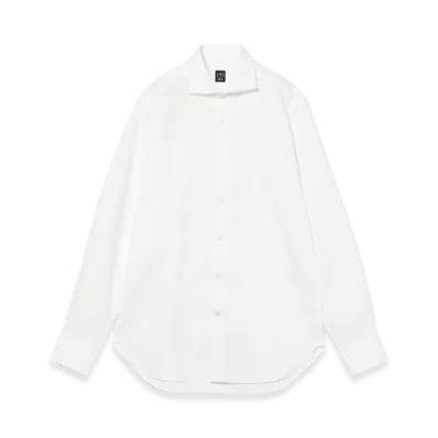BEAMS Coolmax Oxford Cutaway Collar Shirt "White"