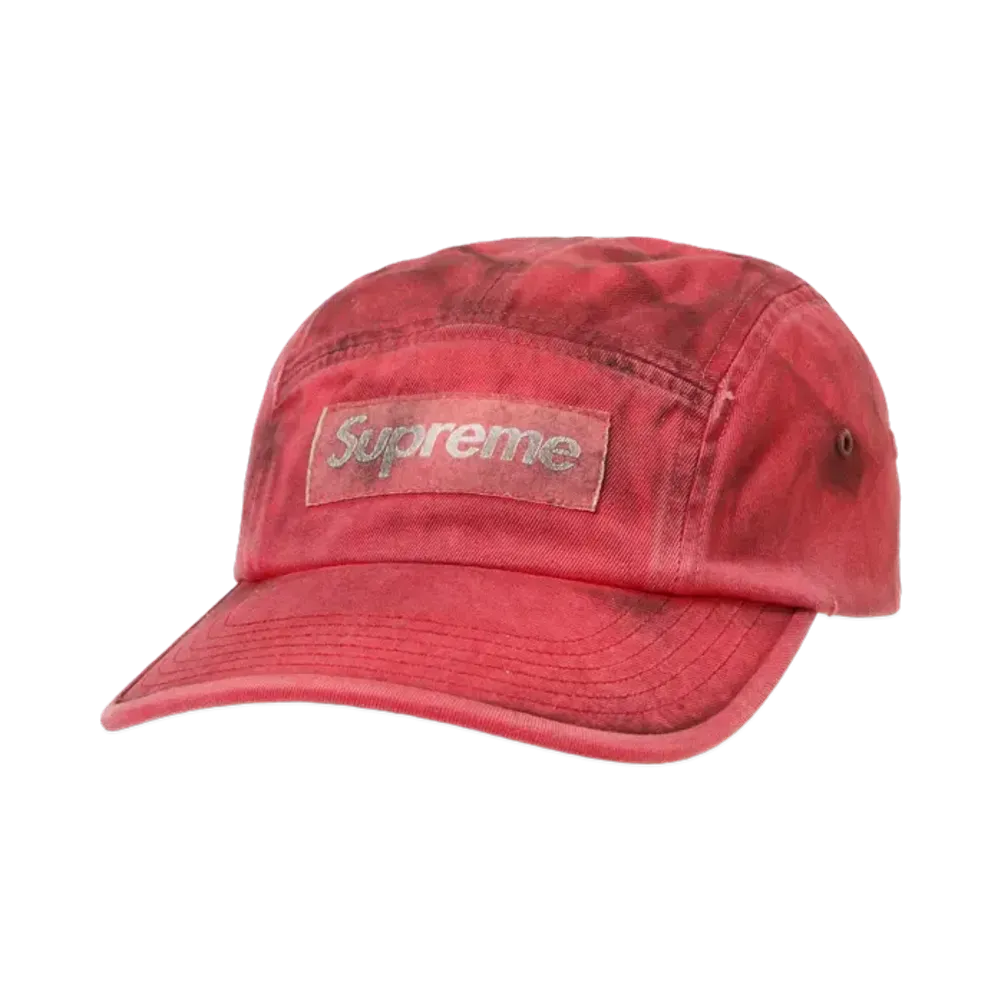 Supreme Overdyed Camp Cap (25FW) "Red"
