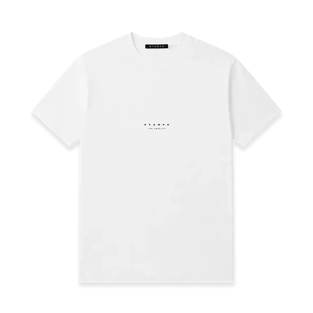 STAMPD LA Stack Logo Relaxed Tee "Off White"