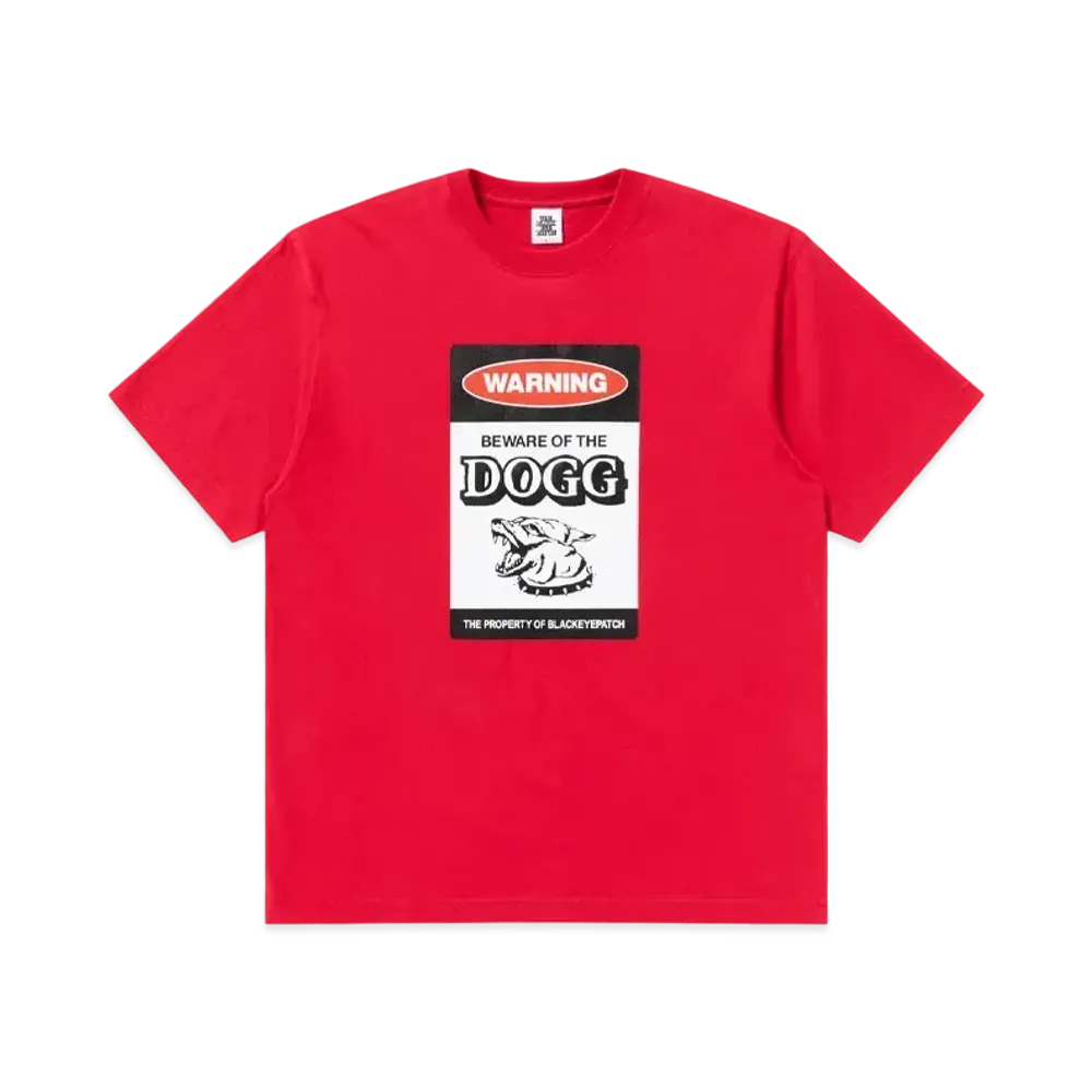 BlackEyePatch x Jin Dogg Beware Of The Dogg Tee "Red"
