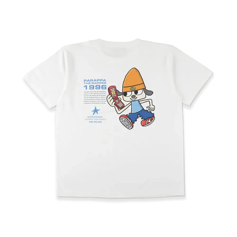 WIND AND SEA x Parappa The Rapper Parappa Mobile Phone Tee "White"