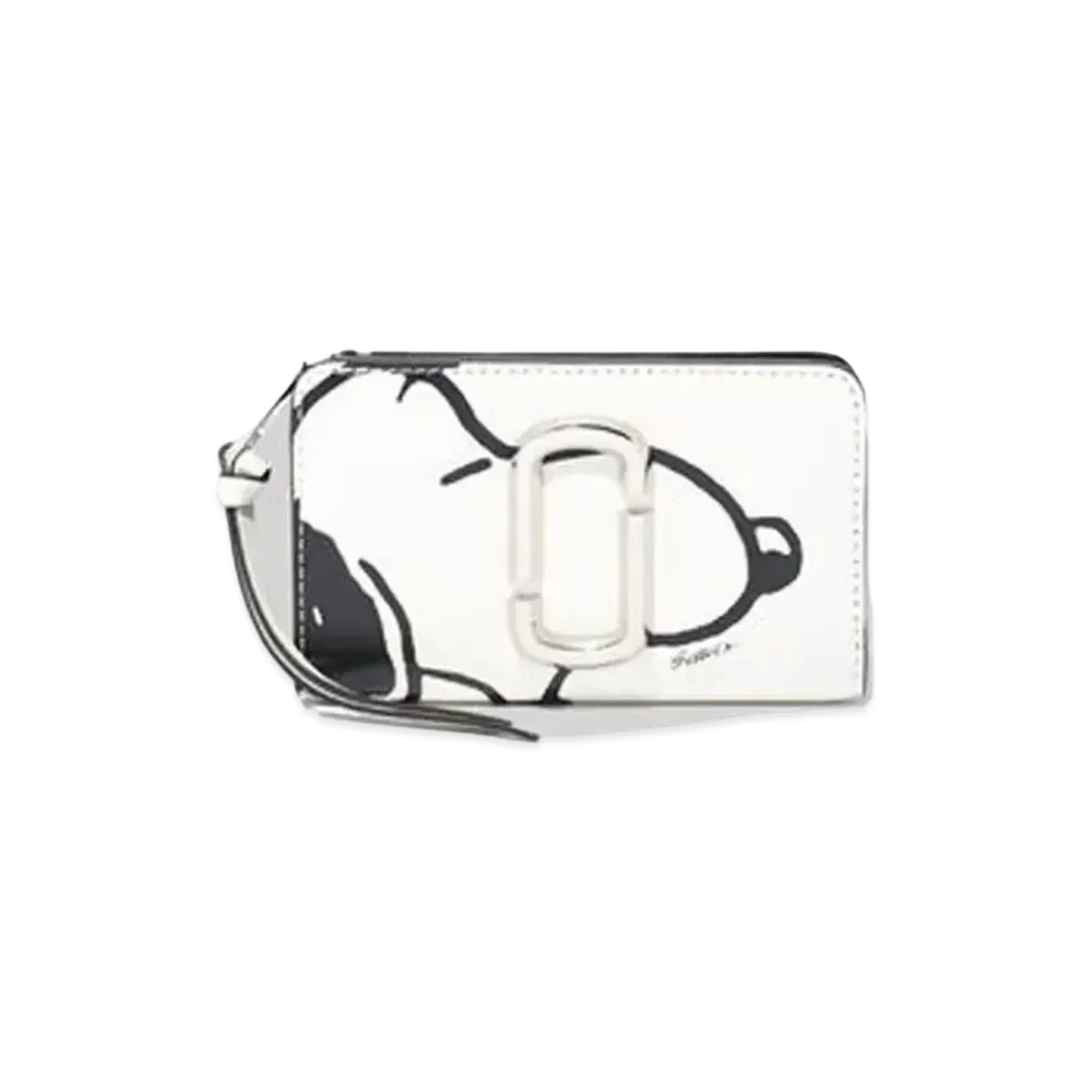 Marc Jacobs Peanuts X Marc Jacobs The Snapshot Compact Wallet "Cotton Multi"