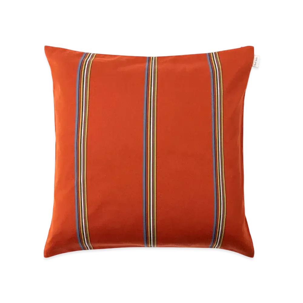 Paul Smith Signature Stripe Cushion "MandarinOrange"