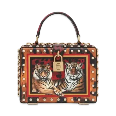 Dolce&Gabbana Dolce Box Bag Tiger Print "Multicolor"