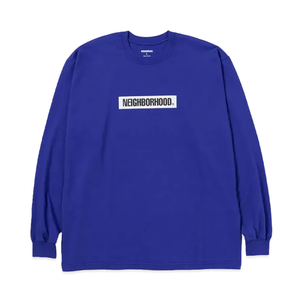 NEIGHBORHOOD NH . Tee LS-2 "Blue"