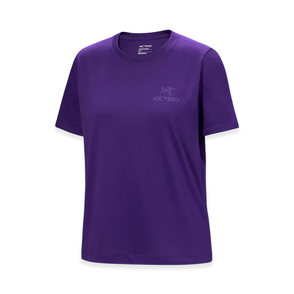 ARC'TERYX Women's Kragg SL Cotton Emblem Crew SS "Azalea" X000009502