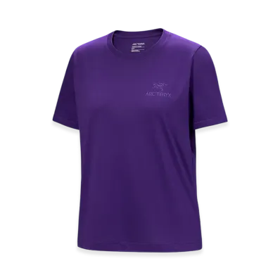 ARC'TERYX Women's Kragg SL Cotton Emblem Crew SS "Azalea" X000009502