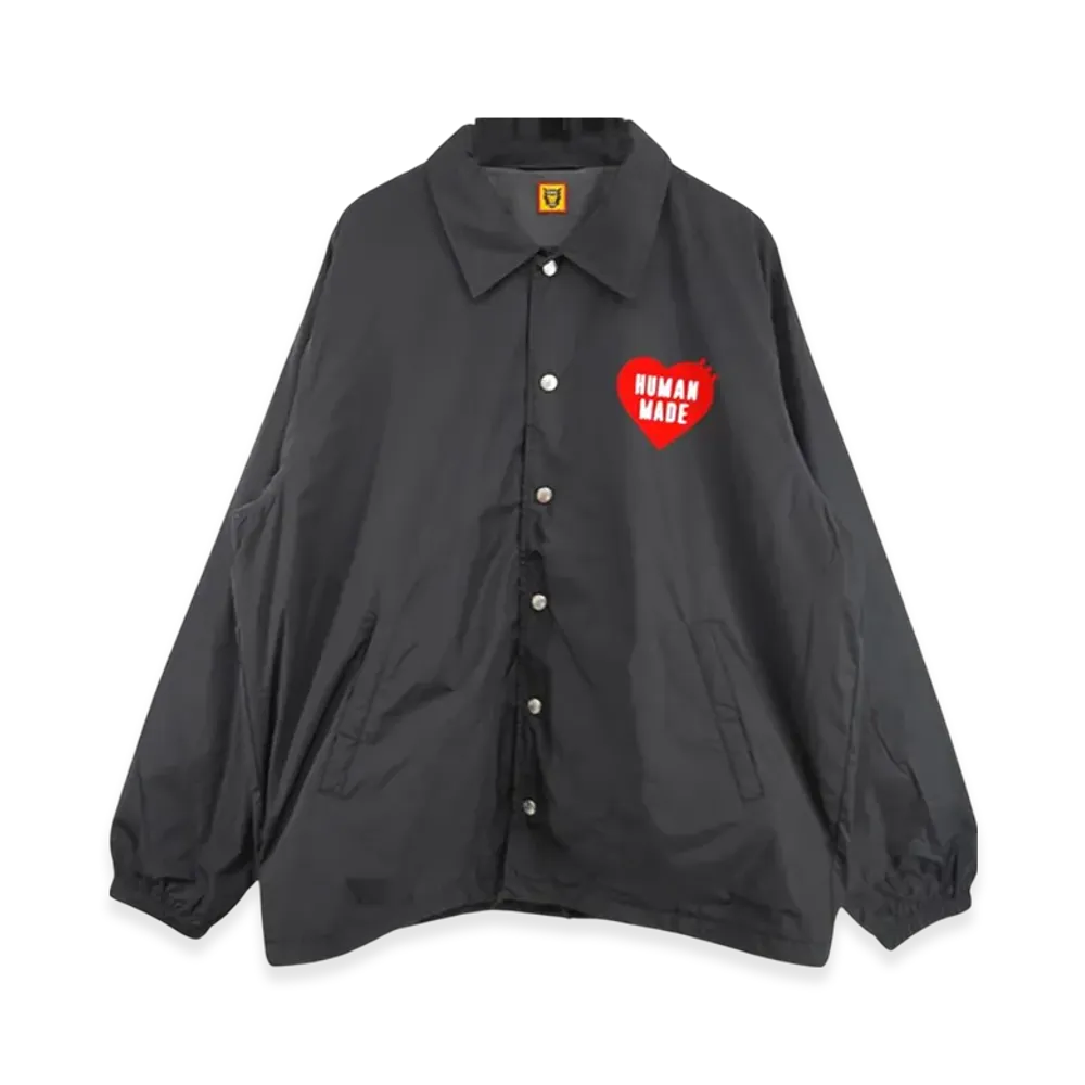 HUMAN MADE Logo Classic Coach Jacket "Black"