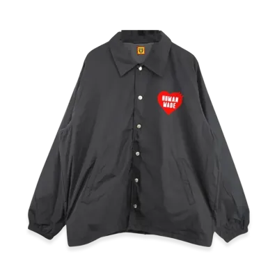 HUMAN MADE Logo Classic Coach Jacket "Black"