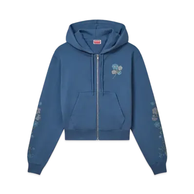 KENZO 'Jungle Flower' Hoodie "Blue"
