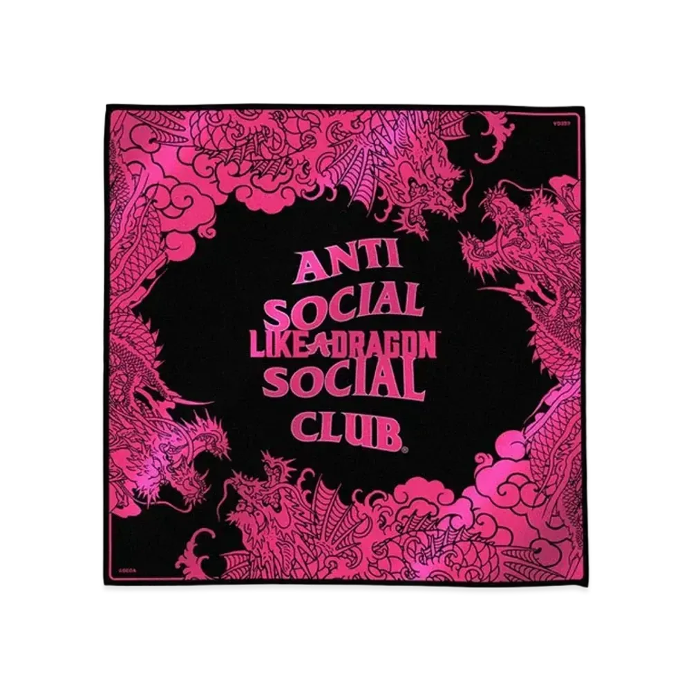 ANTI SOCIAL SOCIAL CLUB x Like A Dragon Bandana "Black"