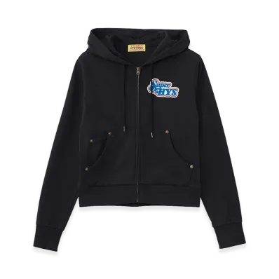 HYSTERIC GLAMOUR Super HYS Short Hoodie "Black"