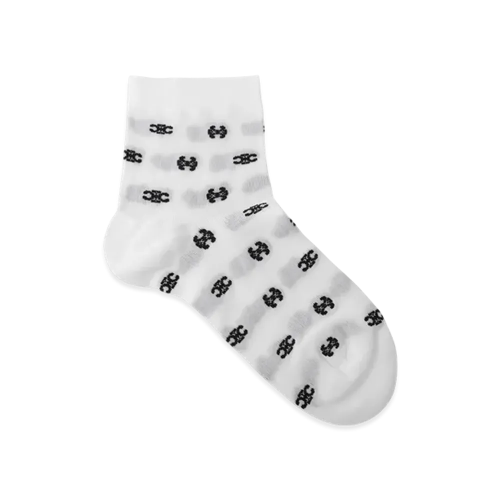 CELINE Socks "Offwhite/Black"