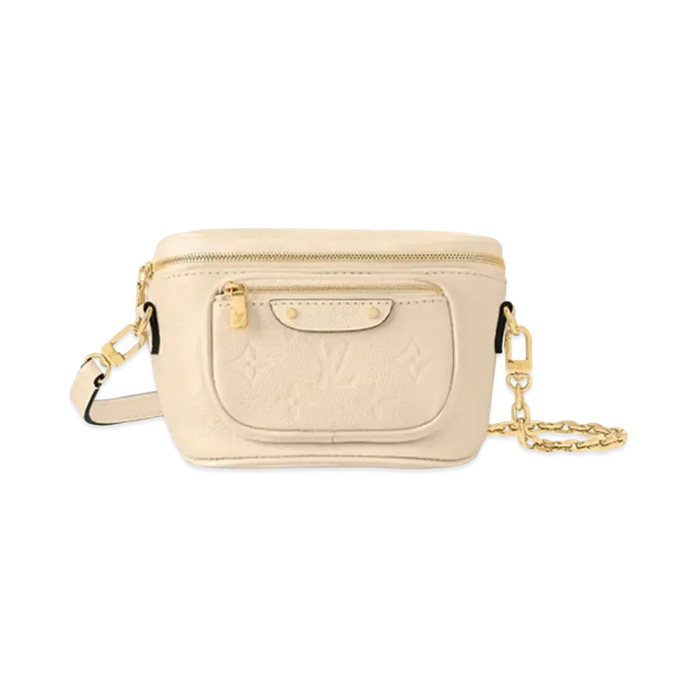 Louis Vuitton Mini Bumbag Monogram Empreinte Leather "Creme"
