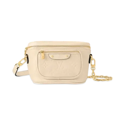 Louis Vuitton Mini Bumbag Monogram Empreinte Leather "Creme"